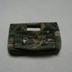 Camo Print Handbag